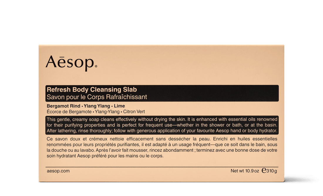 310g box of Aesop Refresh Body Cleansing Slab