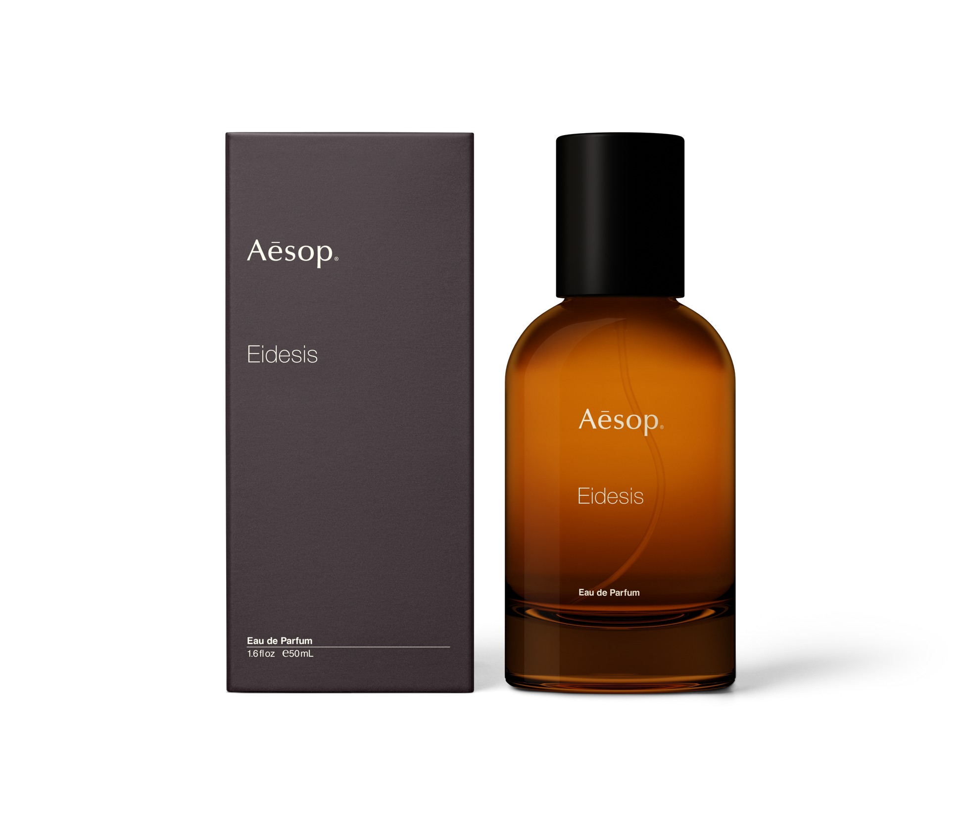 50ml bottle of Aesop Eidesis eau de parfum with the box