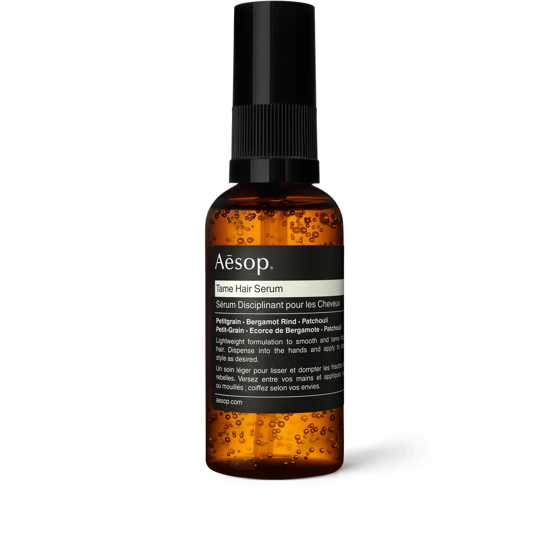 60ml bottle of Aesop Tame Hair Serum